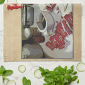 Linge De Cuisine Dishtowel "de soupe à ketchup" (Plié)
