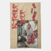 Linge De Cuisine Dishtowel "de soupe à ketchup" (Vertical)
