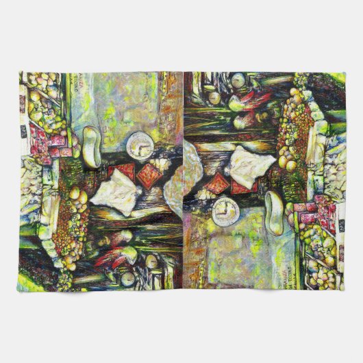 Linge De Cuisine Dit pour impliquer toute l'idée (Horizontal)