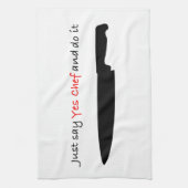 Linge De Cuisine Dites juste "oui le chef" et faites-le (Vertical)