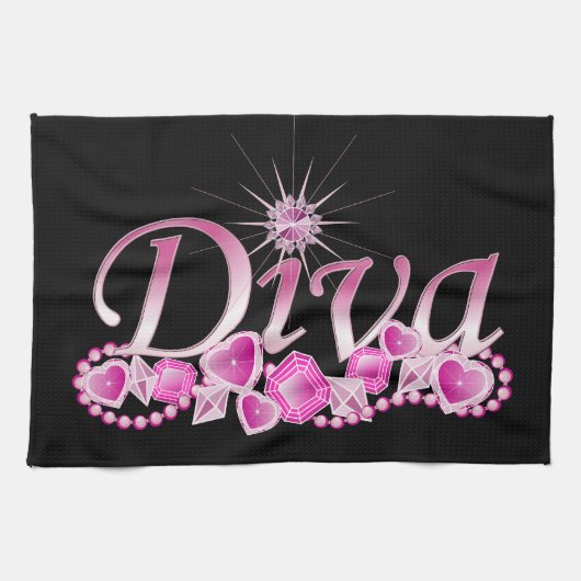 Linge De Cuisine Diva Bling (Horizontal)