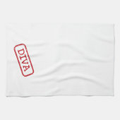 Linge De Cuisine "DIVA - Empêché et approuvé !" (Horizontal)