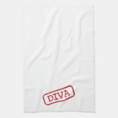 Linge De Cuisine "DIVA - Empêché et approuvé !" (Vertical)
