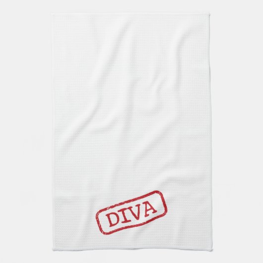 Linge De Cuisine "DIVA - Empêché et approuvé !" (Vertical)