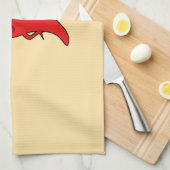 Linge De Cuisine Diva Piment Kawaii Rouge Chaud (Quart Plié)