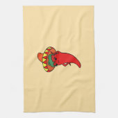Linge De Cuisine Diva Piment Kawaii Rouge Chaud (Vertical)