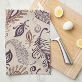 Linge De Cuisine Divers motif de plume (Quart Plié)