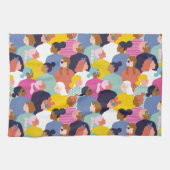 Linge De Cuisine Diversité des femmes - Femmes de différentes ethni (Horizontal)