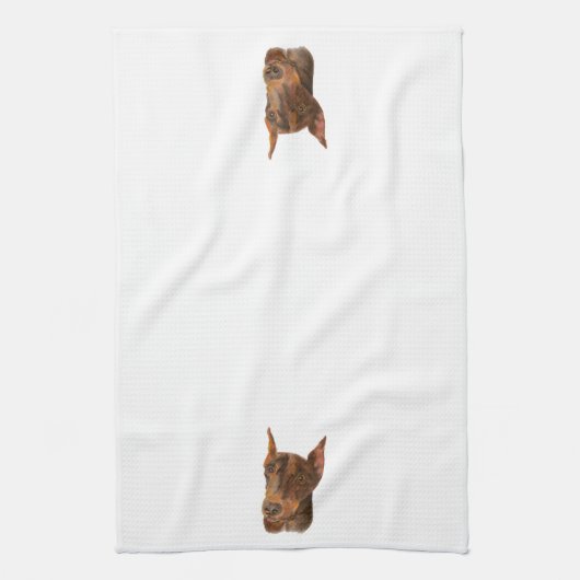 Linge De Cuisine Doberman Pinscher (Vertical)