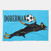 Linge De Cuisine doberman pinscher (Horizontal)