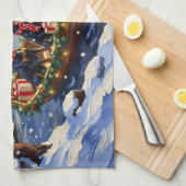 Linge De Cuisine Doberman Pinscher Christmas Boat Holiday (Quart Plié)