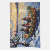 Linge De Cuisine Doberman Pinscher Christmas Boat Holiday (Vertical)