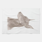 Linge De Cuisine Doberman Portrait (Horizontal)