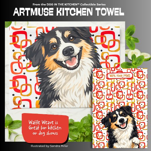 Linge De Cuisine DOBRO- Aussie - ArtMuse Kitchen Towels 