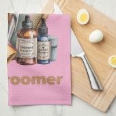 Linge De Cuisine Dog Groomer Watercolor Personalized  (Quart Plié)