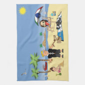 Linge De Cuisine Doggone Beach (Vertical)