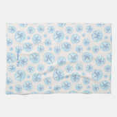 Linge De Cuisine dollar de sable bleu aquatique (Horizontal)