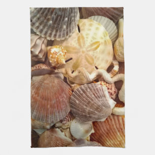 Linge De Cuisine Dollar de sable de coquillages
