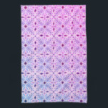 Linge De Cuisine Dolores Carreaux Motif pourpre BLue<br><div class="desc">Décorez votre cuisine avec cette serviette motif en carreaux dessinés à la main. Fait un grand ménage ou un cadeau mariage! Vous pouvez le customiser et ajouter du texte. Consultez ma boutique pour trouver beaucoup plus de couleurs et de motifs plus des articles correspondants pour votre maison!</div>