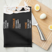 Linge De Cuisine Don de chien| anatomie d'un chien blanc à un cadea (Quart Plié)