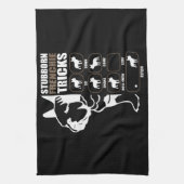 Linge De Cuisine Don de chien | Tricks français têtus (Vertical)