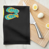 Linge De Cuisine Don pour chien de vacances d'été | conception newf (Quart Plié)