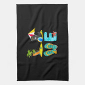 Linge De Cuisine Don pour chien de vacances d'été | conception newf (Vertical)