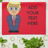 Linge De Cuisine Donald Trump semblant suffisant (Plié)