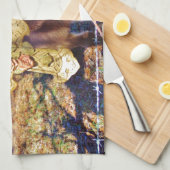 Linge De Cuisine Donkey avec croix Rose (Quart Plié)