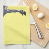 Linge De Cuisine Donkey cartoon (Quart Plié)