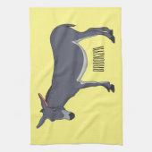 Linge De Cuisine Donkey cartoon (Vertical)