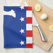 Linge De Cuisine Donkey démocrate (Quart Plié)