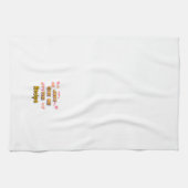 Linge De Cuisine Donnez-moi simplement la recette Blanc (Horizontal)