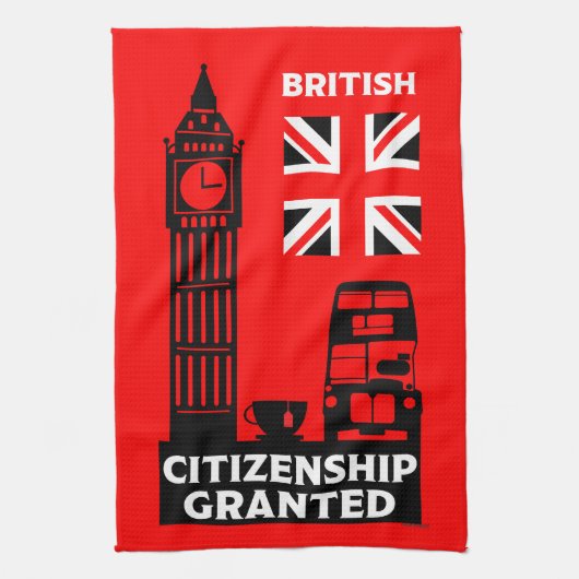 Linge De Cuisine Dons de citoyenneté britannique (Vertical)