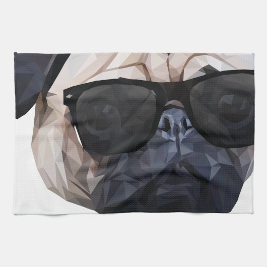 Linge De Cuisine Don't Give a Pug (Horizontal)