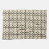 Linge De Cuisine Donuts glacés marron Café (Horizontal)