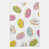Linge De Cuisine Doodle beiguts motif, design sans soudure. (Vertical)