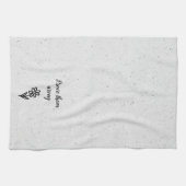 Linge De Cuisine Doodle Daisy et Citation sur Terrazzo (Horizontal)