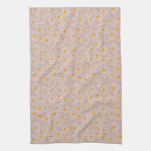 Linge De Cuisine Doodle de fleurs joyeuses (Vertical)