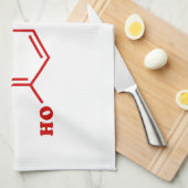 Linge De Cuisine Dopamine formule chimique moléculaire (Quart Plié)