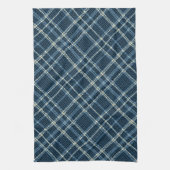Linge De Cuisine Dotted checkered pattern. Gray-blue. (Vertical)