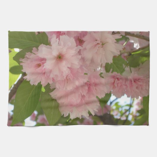 Linge De Cuisine Double floraison cerisier II printemps fleuri (Horizontal)