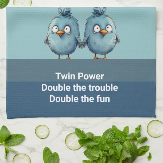 Linge De Cuisine Double puissance double difficulté double plaisir (Plié)