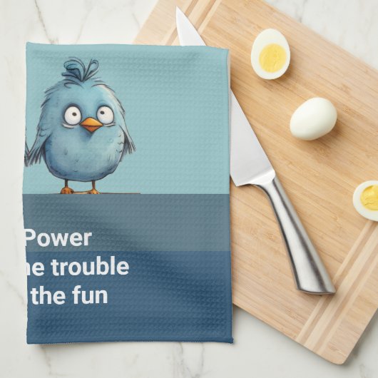 Linge De Cuisine Double puissance double difficulté double plaisir (Quart Plié)