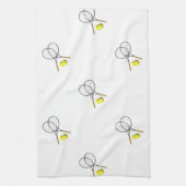 Linge De Cuisine Double Tennis Sport Thème (Vertical)