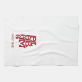 Linge De Cuisine Douce Alabama Crimson (Horizontal)