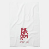 Linge De Cuisine Douce Alabama Crimson (Vertical)