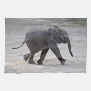 Linge De Cuisine Douce bébé éléphant Kibali