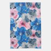 Linge De Cuisine Douce robe rose bleue florale Baby Shower (Vertical)