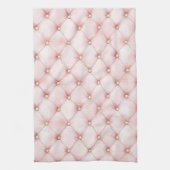 Linge De Cuisine Douceur Rose Doré Touffes Mariage (Vertical)